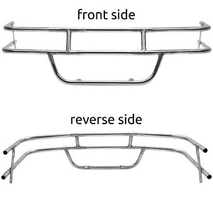 シルバー フロントバンパー ブラシ ガード 1996-2013 ゴルフカート EZGO TXT E-Z-GOメダリスト Silver Front Bumper Brush Guard For 1996-2013 Golf Cart EZGO TXT E-Z-GO Medalist