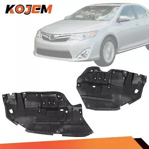 フロントエンジンスプラッシュシールドアンダーカバー左右セットトヨタカムリ 2012-2014 Front Engine Splash Shield Under Cover Left&Right SET For Toyota Camry 2012-2014