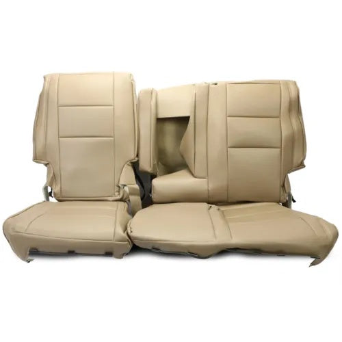 ベージュレザーシートカバーフルセットジープグランドチェロキー 2011 -2019 Beige Leather Seat Covers Full Set For Jeep Grand Cherokee 2011 -2019