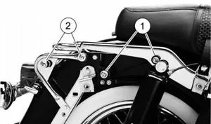 ツアーパックマウントラックリアドッキングハードウェアキットハーレーロードキンググライド97-08用 Tour Pack Mount Rack Rear Docking Hardware Kit For Harley Road King Glide 97-08