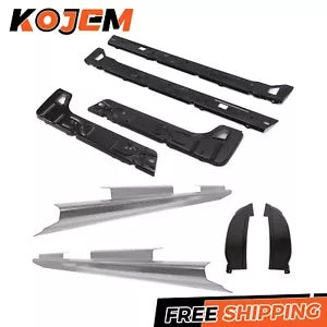 99-07 シボレー GMC ピックアップ クルーキャブインナー & アウターロッカーパネル、キャブコーナー用 For 99-07 Chevrolet GMC Pickup Crew Cab Inner & Outer Rocker Panels, Cab Corners