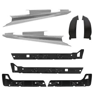 99-07 シボレー GMC ピックアップ クルーキャブインナー & アウターロッカーパネル、キャブコーナー用 For 99-07 Chevrolet GMC Pickup Crew Cab Inner & Outer Rocker Panels, Cab Corners