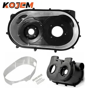 クラッチバックプレート CVT バリエーターカバー + ドライブベルト 2017-22 Can Am Maverick X3用 Clutch Back Plate CVT Variator Cover+ Drive Belt For 2017-22 Can Am Maverick X3