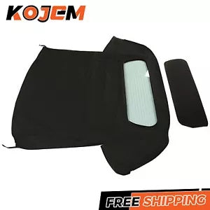 2005-2010 コルベット C6 コンバーチブル ブラック ソフトトップ & 加熱ガラスウィンドウ用 For 2005-2010 Corvette C6 Convertible Black Soft Top & Heated Glass Window