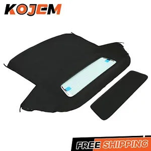 KOJEM シボレー コルベット C5 1998-04 コンバーチブル ソフトトップ & ガラスウィンドウ BLK に適合 KOJEM Fits Chevrolet Corvette C5 1998-04 Convertible Soft Top & Glass window BLK