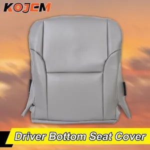 トヨタ 4Runner Limited 03-09 運転席ボトムシートカバー合成皮革グレー For Toyota 4Runner Limited 03-09 Driver Bottom Seat Cover Synthetic Leather Gray