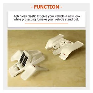 ヤマハ バンシー 350 フェンダー + ガスタンク プラスチック キット + グリル ホワイト For Yamaha Banshee 350 Fenders + gas tank Plastics Kits + grill WHITE