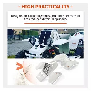 ヤマハ バンシー 350 フェンダー + ガスタンク プラスチック キット + グリル ホワイト For Yamaha Banshee 350 Fenders + gas tank Plastics Kits + grill WHITE