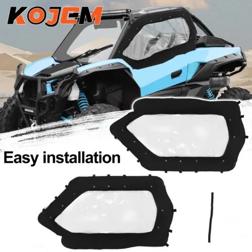 KOJEM UTV ソフトアッパードアエンクロージャセット Kawasaki Teryx KRX 1000 2020-2024用 KOJEM UTV Soft Upper Door Enclosure Set For Kawasaki Teryx KRX 1000 2020-2024