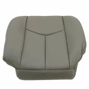 ドライバーボトムシートカバー & フォームクッション ライトグレー シボレー シルバラード 2003-2007用 Driver Bottom Seat Cover & Foam Cushion Light Gray For Chevy Silverado 2003-2007