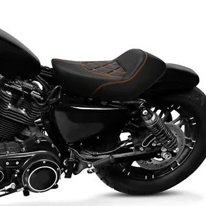lovethismoto Driver Rider Solo Seat Fit For Harley Sportster XL 883 1200 72 48 Custom 2010-UP