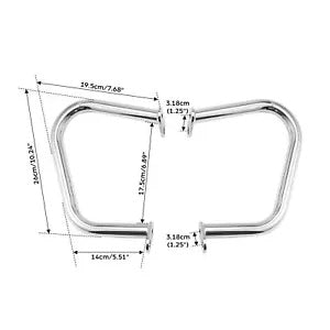 lovethismoto Chrome Engine Guard Crash Bar Fit For Triumph Bonneville T100 T120 2016-2020 US