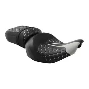 lovethismoto Driver Passenger Pillion Seat Fit For Indian Chieftain Dark Horse 2016-2023