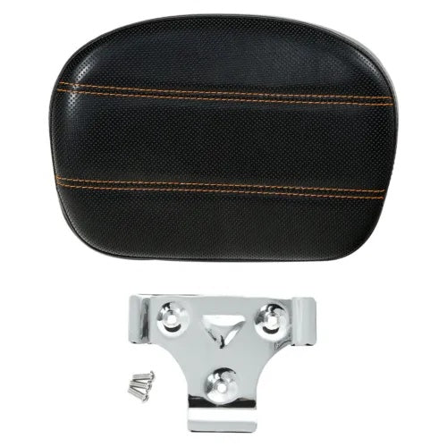 lovethismoto Rear Pad Sissy Bar Back Rest Chrome Mounting Bracket Fit For Harley Touring