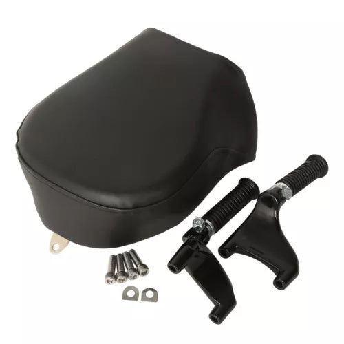 lovethismoto Rear Passenger Seat w/ Foot Pegs Fit For Harley Sportster XL883 1200 07-13