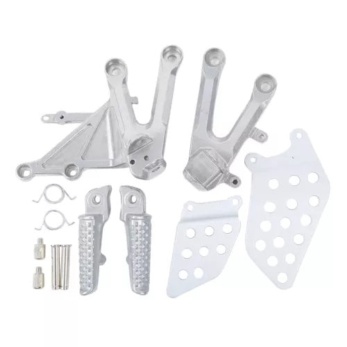 lovethismoto Fit For Honda CBR1000RR 2004-2007 Driver Foot Pegs Footrest & Holder Bracket