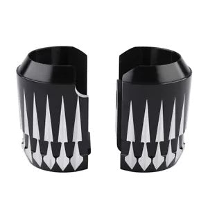 lovethismoto 2X Fork Slider Covers Fit For Harley Electra Street Glide Road King 1986-2013
