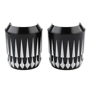 lovethismoto 2X Fork Slider Covers Fit For Harley Electra Street Glide Road King 1986-2013