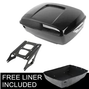 lovethismoto King Pack Trunk Mounting Rack Fit For Harley Tour Pak Touring Road Glide 2014-Up