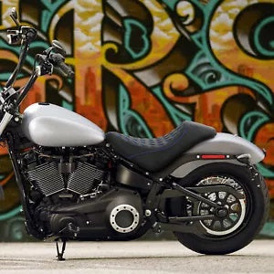 lovethismoto Driver Solo Seat Fit For Harley Softail Deluxe Heritage Classic 2018-2024