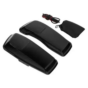 lovethismoto 6x9 Speaker Lids Fit For Harley Touring Street Road Glide Hard Saddlebag 2014-up