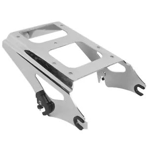 lovethismoto Detachable Two-Up Mounting Rack Fit For Harley Tour Pak Road King Glide 09-13