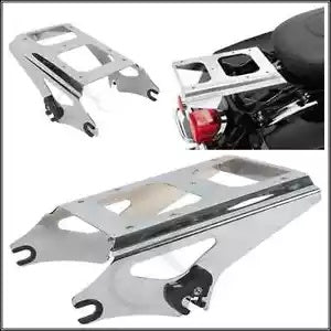 lovethismoto Detachable Two-Up Mounting Rack Fit For Harley Tour Pak Road King Glide 09-13
