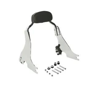 lovethismoto Short Passenger Sissy Bar Backrest w/ Docking Fit For Harley Sportster XL 04-22