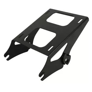 取り外し可能なツーアップマウント荷物ラック、ハーレーツーリングロードキング14アップに適合 Detachable Two-Up Mount Luggage Rack Fit For Harley Touring Road King 14-Up