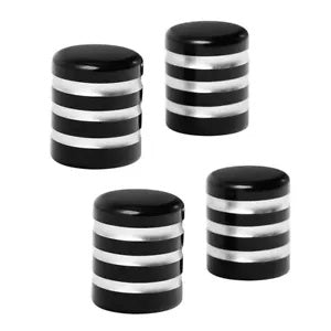 4 個ブラックドッキングハードウェアポイントカバーセットキットハーレーツーリングソフテイルに適合 4 Pcs Black Docking Hardware Point Cover Set Kit Fit For Harley Touring Softail