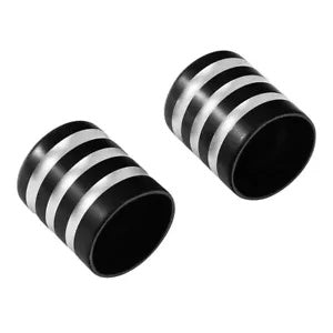 4 個ブラックドッキングハードウェアポイントカバーセットキットハーレーツーリングソフテイルに適合 4 Pcs Black Docking Hardware Point Cover Set Kit Fit For Harley Touring Softail