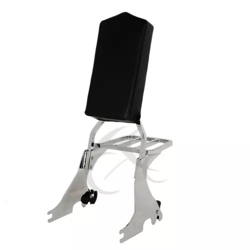 シーシーバー 荷物ラック & バックレスト ハーレー スポーツスター アイアン XL883 1200 04-22 に適合 Sissy Bar Luggage Rack & Backrest Fit For Harley Sportster Iron XL883 1200 04-22