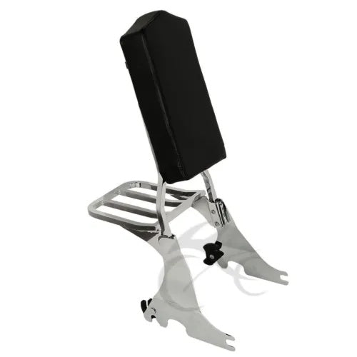 シーシーバー 荷物ラック & バックレスト ハーレー スポーツスター アイアン XL883 1200 04-22 に適合 Sissy Bar Luggage Rack & Backrest Fit For Harley Sportster Iron XL883 1200 04-22