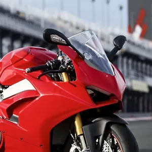 バックミラー LED ターンシグナル Ducati Panigale V4 2018 2019 2020 2021 に適合 Rearview Mirrors LED Turn Signals Fit For Ducati Panigale V4 2018 2019 2020 2021