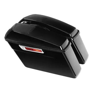 ハードサドルバッグ 変換ブラケット付き ハーレーソフテイル 1984-2017 に適合 Hard Saddlebags w/Conversion Brackets Fit For Harley Softail 1984-2017