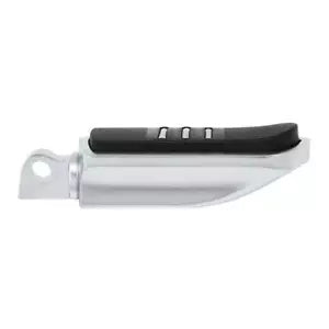 シルバー ペグストリームライナー フットペグ ハーレー ツーリング ダイナ ヘリテージ ソフテイル FLST US用 Silver Pegstreamliner FootPegs For Harley Touring Dyna Heritage Softail FLST US