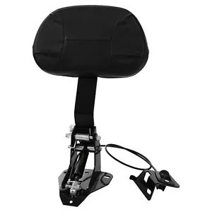 ドライバー ライダー バックレスト 取り付けキット付き ハーレー ストリート ロード グライド キング 09-23 に適合 Driver Rider Backrest W/Mounting Kit Fit For Harley Street Road Glide King 09-23