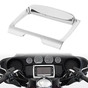クローム ステレオ ラジオ トリム カバー ハーレー エレクトラ ストリート トライ グライド 14-23 22 に適合 Chrome Stereo Radio Trim Cover Fit For Harley Electra Street Tri Glide 14-23 22