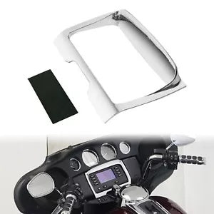 クローム ステレオ ラジオ トリム カバー ハーレー エレクトラ ストリート トライ グライド 14-23 22 に適合 Chrome Stereo Radio Trim Cover Fit For Harley Electra Street Tri Glide 14-23 22