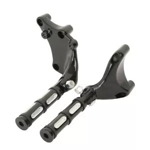 フットペグ マウントブラケット付き ハーレースポーツスター XL 883 1200 2014-2022 2018に適合 Foot Pegs W / Mount Bracket Fit For Harley Sportster XL 883 1200 2014-2022 2018