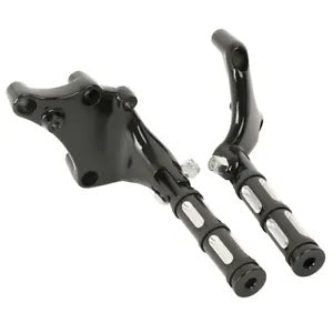 フットペグ マウントブラケット付き ハーレースポーツスター XL 883 1200 2014-2022 2018に適合 Foot Pegs W / Mount Bracket Fit For Harley Sportster XL 883 1200 2014-2022 2018