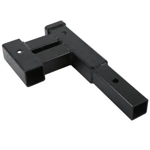 ブラック トラック デュアル 2 インチ トレーラー ヒッチ レシーバー ライズドロップ アダプター エクステンダー トウ 4000LB Black Truck Dual 2" Trailer Hitch Receiver Rise-Drop Adapter Extender Tow 4000LB