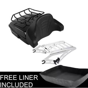 チョップドパック トランク 2 アップマウントパッド ハーレー ツアーパック ストリート グライド 14-23 15 に適合 Chopped Pack Trunk 2 Up Mount Pad Fit For Harley Tour Pak Street Glide 14-23 15
