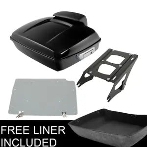 みじん切りパック トランク パッド ラック ベース プレート ハーレー ツアー パック ロード グライド 14 アップに適合 Chopped Pack Trunk Pad Rack Base Plate Fit For Harley Tour Pak Road Glide 14-Up