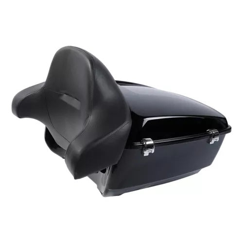 キングトランク バックレストパッド ソロマウントラック ハーレーツアーパック ストリートグライド 2014-23用 King Trunk Backrest Pad Solo Mount Rack For Harley Tour Pak Street Glide 2014-23