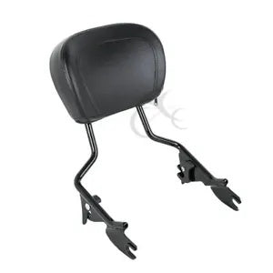 シーシーバー バックレスト ステルス 荷物ラック ハーレー エレクトラグライド 2009-2023 ブラック Sissy Bar Backrest Stealth Luggage Rack For Harley Electra Glide 2009-2023 Black