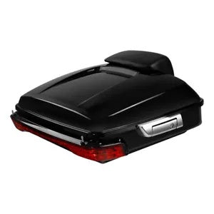 みじん切りパック トランク パッド LED ブレーキ ターン テール ライト ハーレー ツーリング 14-23 22 に適合 Chopped Pack Trunk Pad LED Brake Turn Tail Light Fit For Harley Touring 14-23 22