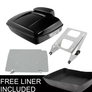 チョップドパック トランクパッドマウントプレート ハーレーツアーパックツーリングモデル14-23に適合 Chopped Pack Trunk Pad Mount Plate Fit For Harley Tour Pak Touring Models 14-23