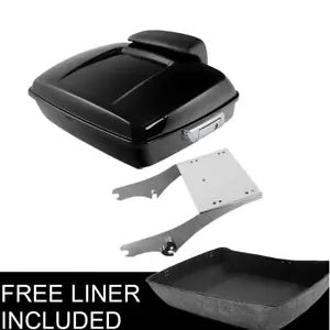 チョップドパック トランクマウントラック ハーレーツアーパックツーリングストリートグライド 1997-2008用 Chopped Pack Trunk Mount Rack For Harley Tour Pak Touring Street Glide 1997-2008