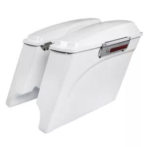 5インチ ストレッチサドルバッグ & 変換ブラケット ハーレーヘリテージ ソフテイル 1984-17用 5" Stretched Saddlebags & Conversion Bracket For Harley Heritage Softail 1984-17